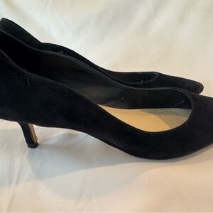 Marc Fisher Arana Black Suede Pump